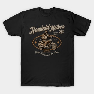 Harry Rider's Hominid Motors - Going Bananas on the Road T-Shirt